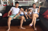 'Gái 3 con' Ốc Thanh Vân hạnh phúc bên gia đình