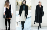 10 gợi ý mix đồ đông siêu đẹp với áo khoác đen