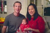 Mark Zuckerberg cùng gia đình nhỏ chúc mọi người năm mới tốt lành