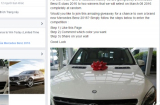 Dân mạng sục sôi vì trò lừa đảo trúng xe Mercedes trên Facebook