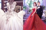 Cận cảnh 2 bộ váy cưới lộng lẫy của Đinh Ngọc Diệp