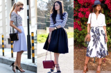 13 cách diện váy midi duyên dáng, hợp xu hướng thời trang xuân hè