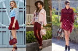 7 cách mặc đẹp với gam màu đỏ Burgundy thời thượng