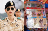 'Đại úy' Song Joong Ki bị in lên tiền âm phủ vì quá nổi tiếng