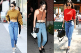 Học lỏm cách mặc quần jean cực chất của Kendall Jenner