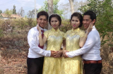 Chuyện hiếm gặp: Anh em song sinh cưới chị em sinh đôi ở Cà Mau