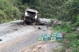 Tin mới nhất vụ nổ xe khách tại Lào, 9 người Việt t.ử v.ong