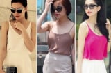 Người đẹp Việt khoe body 'cực chuẩn' với áo hai dây trơn