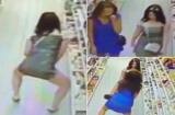 Camera ghi lại cảnh 2 cô gái ăn cắp kẹo, giấu trong quần lót