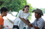 Hồ Ngọc Hà đẹp 'mê hồn' với tà áo dài trắng tinh khôi ở Hà Nội