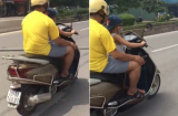 Video: Quá mạo hiểm cảnh bé trai lái xe máy tốc độ cao giữa phố