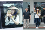 Dara (2NE1) đội nón lá, chụp hình người hâm mộ khi tới Việt Nam