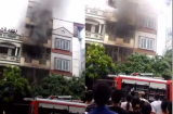 Cháy nhà 5 tầng ở Hà Đông: 2 mẹ con thương vong