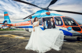 Choáng với bộ ảnh cưới của DJ số 1 Việt Nam trên trực thăng 300 tỷ