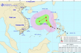 Thông tin mới nhất về cơn bão Tokage trên khu vực Biển Đông: Bất ngờ chuyển hướng đi thẳng vào Việt Nam