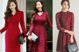 Sức cuốn hút khó cưỡng lại của những mẫu đầm đỏ thanh lịch phong cách Hàn