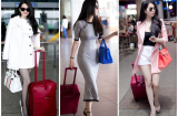 'Choáng' với gu thời trang 'sân bay' siêu gợi cảm của Ngọc Trinh
