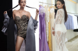 Choáng với chiếc váy 'mỏng hơn sương' để lộ vòng 3 của quán quân Viet Nam's Next Top Model