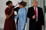 Thời trang tân đệ nhất phu nhân Melania ngày Tổng thống Trump nhận chức