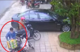 Nam thanh niên đi SH 'tiện tay' trộm 3 thùng bia trên xe của một người phụ nữ