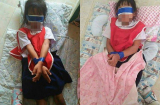2 học sinh bị cô giáo trói tay chân và bịt mắt vì xé giấy trong giờ học