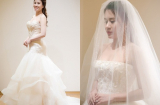 Chiêm ngưỡng váy cưới trăm triệu lộng lẫy của bà xã MC Thành Trung