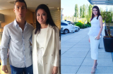 Thời trang á hậu Thùy Dung khi gặp siêu sao Ronaldo