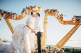 Cận cảnh chiếc váy cưới khổng lồ của An Dĩ Hiên trong hôn lễ đầy xa hoa với chồng đại gia