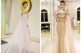 Hoa hậu Đỗ Mỹ Linh diện váy bó sát, khoe vai trần hững hờ gây sốt ở Campuchia