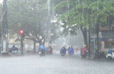 Thời tiết hôm nay (13/6): Bão số 1 đang suy yếu và tan dần, các tỉnh Bắc Bộ có mưa to