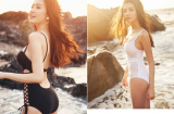 Trọn bộ ảnh áo tắm bên bờ biển 'thiêu đốt' mọi ánh nhìn của Hoa hậu Ngọc Duyên