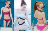 'Bỏng mắt' khi Minh Hằng khoe dáng đầy gợi cảm với bikini giữa biển trời Hi Lạp