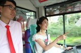 Chú rể hạnh phúc nhất năm: Cô dâu lái xe bus đi… rước rể