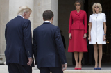Vợ Tổng thống Trump 'đọ' thời trang cực đẹp với đệ nhất phu nhân Pháp ngày gặp mặt
