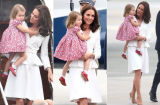 Công nương Kate và con gái khoe thời trang cực đẹp khi đi nước ngoài