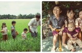 'Cười ra nước mắt' với vợ chồng Lý Hải, Minh Hà cùng đàn con 'nheo nhóc' trong bộ ảnh hóa thân thành nông dân