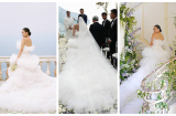 Mê mẩn chiếc váy cưới bồng bềnh như mây trắng của fashionista Hong Kong