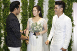Sau tin đồn cầu hôn 'ngọc nữ Bolero', Quý Bình bất ngờ nói lời này trong đám cưới Lê Phương
