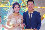 Đám cưới 'chất phát ngất' của cặp đôi Nghệ An: Kiềng vàng đeo đầy cổ, được tặng cả biệt thự, ô tô