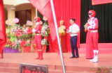 Ngôi trường hot nhất hôm nay: Siêu nhân Gao Ranger đến dự lễ khai giảng ở Lào Cai