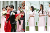 Choáng với nhan sắc gây 'sốc' của dàn phù dâu trong đám cưới Hoa hậu Đặng Thu Thảo