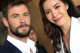 Gặp siêu sao Chris Hemsworth, Minh Tú diện bộ đồ khiến ai cũng ngẩn ngơ