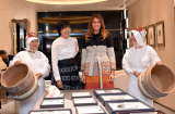 Đệ nhất Phu nhân Mỹ Melania Trump diện đồ cực đẹp ở Nhật Bản.