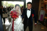 Bất ngờ sự cố cháy váy cưới cô dâu trong lễ cưới của tài tử 'Bao Thanh Thiên' và bạn gái U50