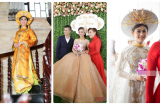 Choáng ngợp với 15 bộ váy cưới vô cùng lộng lẫy của Lâm Khánh Chi trong ngày cưới