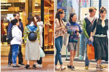 'Sốc' với tài tử Hồng Kông đưa cả 3 cô bồ đi mua sắm giữa tin đồn 'bà cả ghen với bà ba'