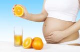 Mang thai 3 tháng đầu có nên uống nước cam không?