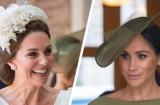 Công nương Kate Middleton và em dâu Meghan Markle đẹp mỗi người một vẻ trong lễ rửa tội của Hoàng tử út Louis
