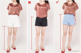 Cách chọn quần short che đi vùng đùi lớn khiến các nàng có đôi chân dài hơn và vòng 3 cực quyến rũ