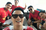 Bình Minh, Hoàng Bách nô nức tới Indonesia cổ vũ Olympic Việt Nam